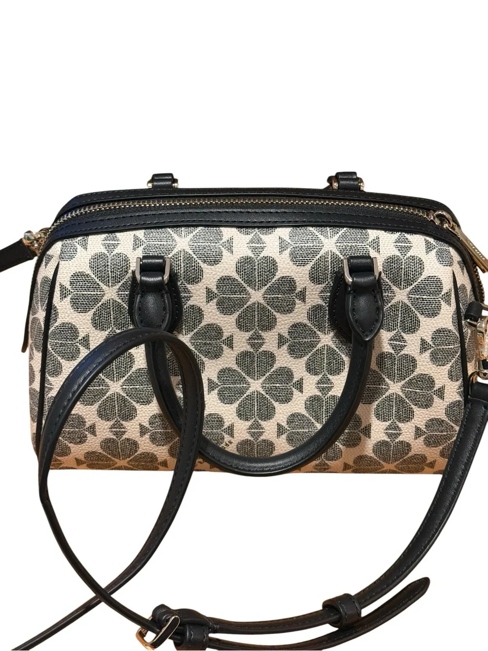 kate spade Black & Cream Mini Satchel